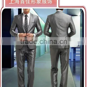 Slim Fit Men Suits High Quality Men Tailored Business Slim Fit Men Suits thumbnail-1