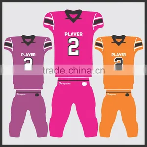 Sublimated American Football Uniforms Jersey | Quality Football Uniform | Multiple Colors | Free Samples thumbnail-1