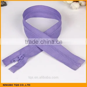 Factory Sale Garment Accessories Colorful No.5 Open End Plastic Zipper or Zips thumbnail-4