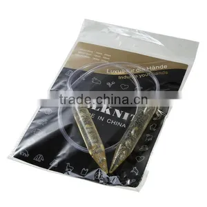 Wholesale Transparent Acylic Glitter 18mmx80cm Big Size Circular Knitting Needle thumbnail-2