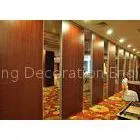 Wooden Office Divider Portable Acoustic Panels Aluminum Frame thumbnail-1