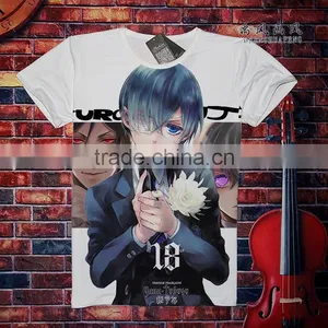 Anime Manga Kuroshitsuji Black Butler Short Sleeve T-shirt ( S M L XL XXL XXXL) thumbnail-1