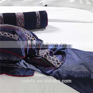 Cheap100% Polyester Decorative Hotel Bed Runner Hotel Pillow Case Cushion Cover thumbnail-5