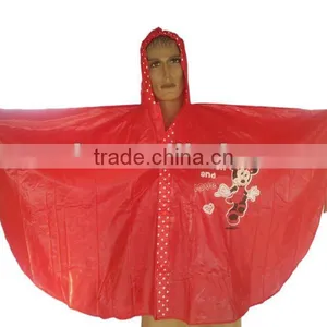 Pretty PVC Children Rain Cape/kid's Poncho/children Ponchos thumbnail-1