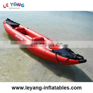 Double Fishing Kayak Korea / Inflatable Kayak Pvc / Inflatable Lovers Kayak Canoe for Sale thumbnail-1