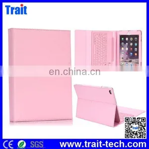 High Quality Fashion Silicone Bluetooth Keyboard Leather Flip Case for IPad Air2,Bluetooth Keyboard Case thumbnail-3