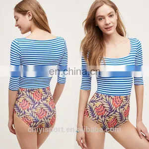 2017 New Design OEM Digital Print Rashguard for Women Rash Guard thumbnail-1