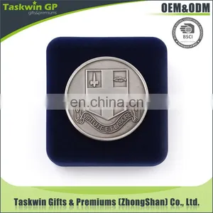Custom Velvet Coin Box, Velvet Box Coin, and Challenge Coin for Promotioal thumbnail-1