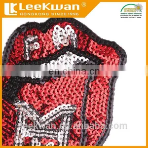 Sequin Patch, Emoji Embroidery Patch Sequin Patch, Sequin Patch Stick on thumbnail-4