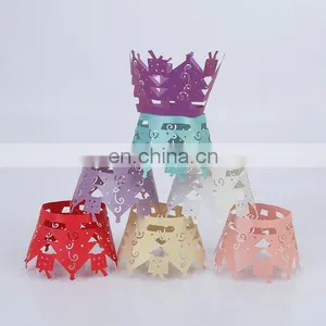 Christmas Decoration Laser Cut Paper Cup Cake Wrappers thumbnail-2