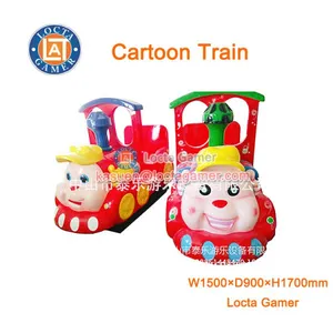 Zhongshan Amusement Park Equipment, Kiddy Rides, Cartoon Train for Kids, Coin Operated Swing Game Machine Rocking thumbnail-1