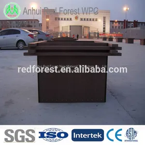 Composite Wooden Flower Boxes Stand/wpc Flower Planter thumbnail-1