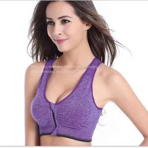 Women's Sports Bra Support Racerback Gym Activewear Bras thumbnail-3