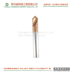 WTFTOOLS Manufacturer Cemented Solid Carbide Center Spot Drilling Bits for Steel and Aluminium Alloy thumbnail-2