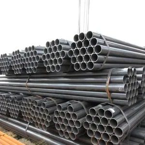 Hollow Section Mild Carbon Steel Tube Ms ERW Welded Steel Pipe thumbnail-3