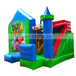 Outdoor Kids Inflatable Cartoon Bounce House for Party thumbnail-1