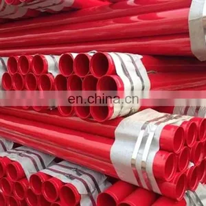 Astm a 795 Fire Steel Pipes Red Color Ral3000 Steel Pipe for Fire Protection thumbnail-6