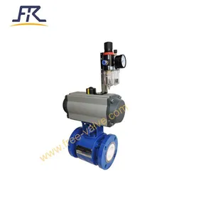 Pneumatic A105 Material With Ceramic Lined Ball Valve thumbnail-2