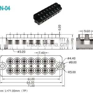 7P Pitch 7.40mm Feed-Through Terminal Blocks thumbnail-2