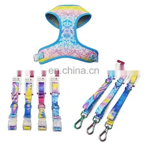 Wholesale Soft and Comfortable Dog Leash With Poop Bag Laser Printing Color Durable With D Ring Pet Leash thumbnail-2