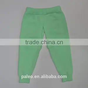 Cheap 100% Cotton Knitted Pattern Design Boys Long Sport Trousers thumbnail-1