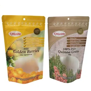 Hot Sale Moisture Proof Reusable Plastic Food Packing Bag For 300g 100% Pure Quinoa Grain thumbnail-1