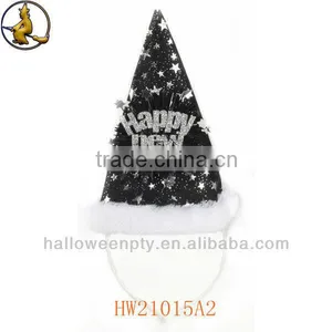 Updated Black Hot Stamping New Year Headwear thumbnail-1
