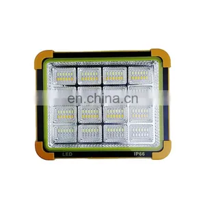 Good Quality Cold and Warm White Light Warning Light Can be Hung Portable Outdoor Solar Charging Spotlight thumbnail-2