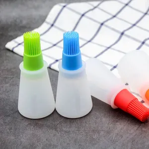 Kitchen Accessories Home and Kitchen Gadgets Silicone Kitchen Accessories Bbq Brush High Resistant 3 Styles Oil Brush Bottle thumbnail-5