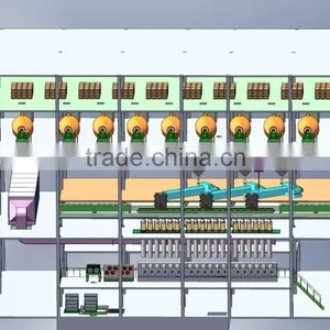 RECYCLED POLYESTER STAPLE FIBER MAKING MACHINES,POLYESTER STAPLE FIBER MAKING MACHINES,PET STAPLE FIBER MAKING MACHINES thumbnail-1