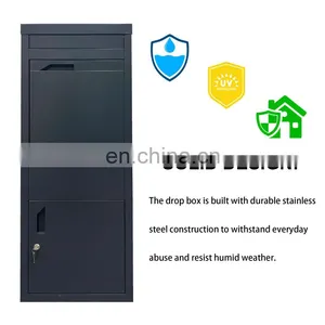 New Style Germany Wholesale Tall Large Metal Outdoor Newspaper Letter Box Postbox Mailbox Manufacturer thumbnail-2