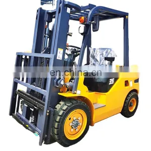 Supply 3.5 Ton Diesel Forklift With 4 Cylinder 36.8KW 2670cc Diesel Engine