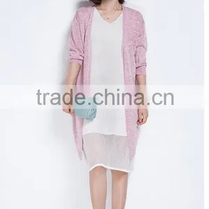 Spring Fashion Long Sleeves Cardigan Knit Sweater Casual Cardigan for Women thumbnail-2