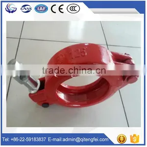 All Types Clamp on Pipe Coupling, Flexible Rubber Pipe Coupling, Pipe Clamp Fitting thumbnail-1