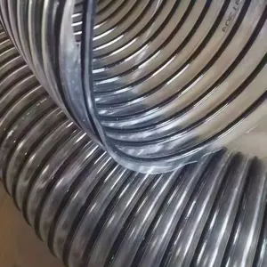 Sanitation Cleaning Floor Scrubber, Sweeper Vacuum Hose, Wear-resistant Vacuum Steel Wire Hose thumbnail-1