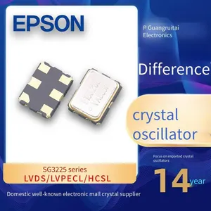 Low Jitter Clock Output Sg3225ean Lv-pecl 125mhz Epson Differential Crystal Oscillator thumbnail-1