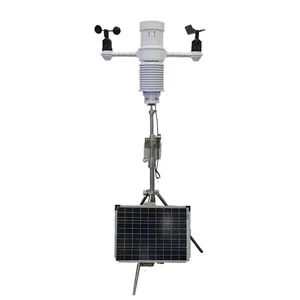 Portable Outdoor Small Weather Station, Monitoring Station With Temperature, Humidity, Pressure, Wind Speed, Wind Direction, and Rainfall Sensors, Meteorological Environment Monitor thumbnail-5