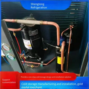 Semi-closed Air-cooled Unit, Piston Copeland Compressor Cold Storage Refrigeration Equipment, Worry-free After-sales Service thumbnail-3