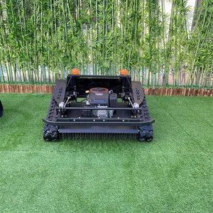Petrol Travel Speed 0~4Km/h Customization Color Remote Control Robot Remote Control Lawn Mower Petrol Mower thumbnail-1