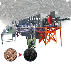 Automatic Straw Fungal Residue Tobacco Stem Continuous Carbonization Furnace EPC thumbnail-1
