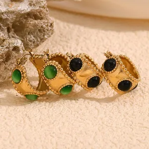 Low MOQ 100pcs Hypoallergenic Stainless Steel Earrings Studs Wholesale Jewelry Supplier thumbnail-3