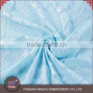Latest Fashion Top Quality 100%polyester Different Types of Sequin Embroidery Fabric Dresses for Women thumbnail-3