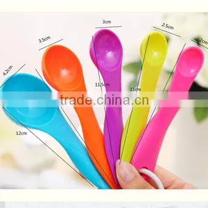 Set of 5 Eco Friendly Multi Color ABS Seasoning Measuring Spoon thumbnail-4