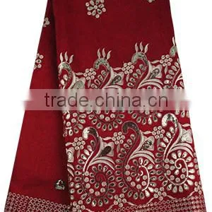Mitaco African Embroidery George Lace Fabric African Silk George Lace GP1005 thumbnail-1
