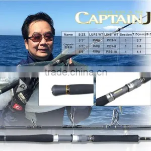 Fishing Rod Fish Tackle Carbor Fiber Jigging Rod Jigger Rod Fiber Glass thumbnail-1