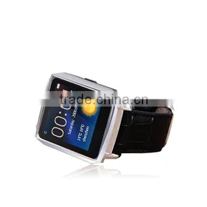 Waterproof Android4.2 SIM Card GPS WIFI Bluetooth 3G Smart Watch Phone thumbnail-1