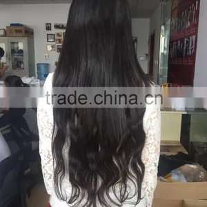 Human Hair Cheap Halo Hair Extensions Brazilian Virgin Remy Flip in Hair Extension Quality Choice thumbnail-6