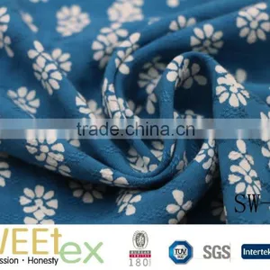 2017 Spring Top Selling Women Blouse Soft 100%Rayon 45S*45S Dobby Print Fabric thumbnail-1