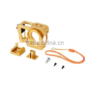 Golden Metal CNC Aluminium Protective Case Shell for Hero4 HERO3+ thumbnail-3