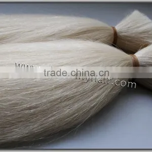 Virgin Hair Bulk Bleach in Bulk Hair Extension for White Women Best Human Hair Bulk thumbnail-6